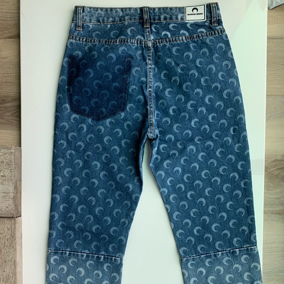 Marine Serre Crescent Moon Jeans - Picture 4 of 6